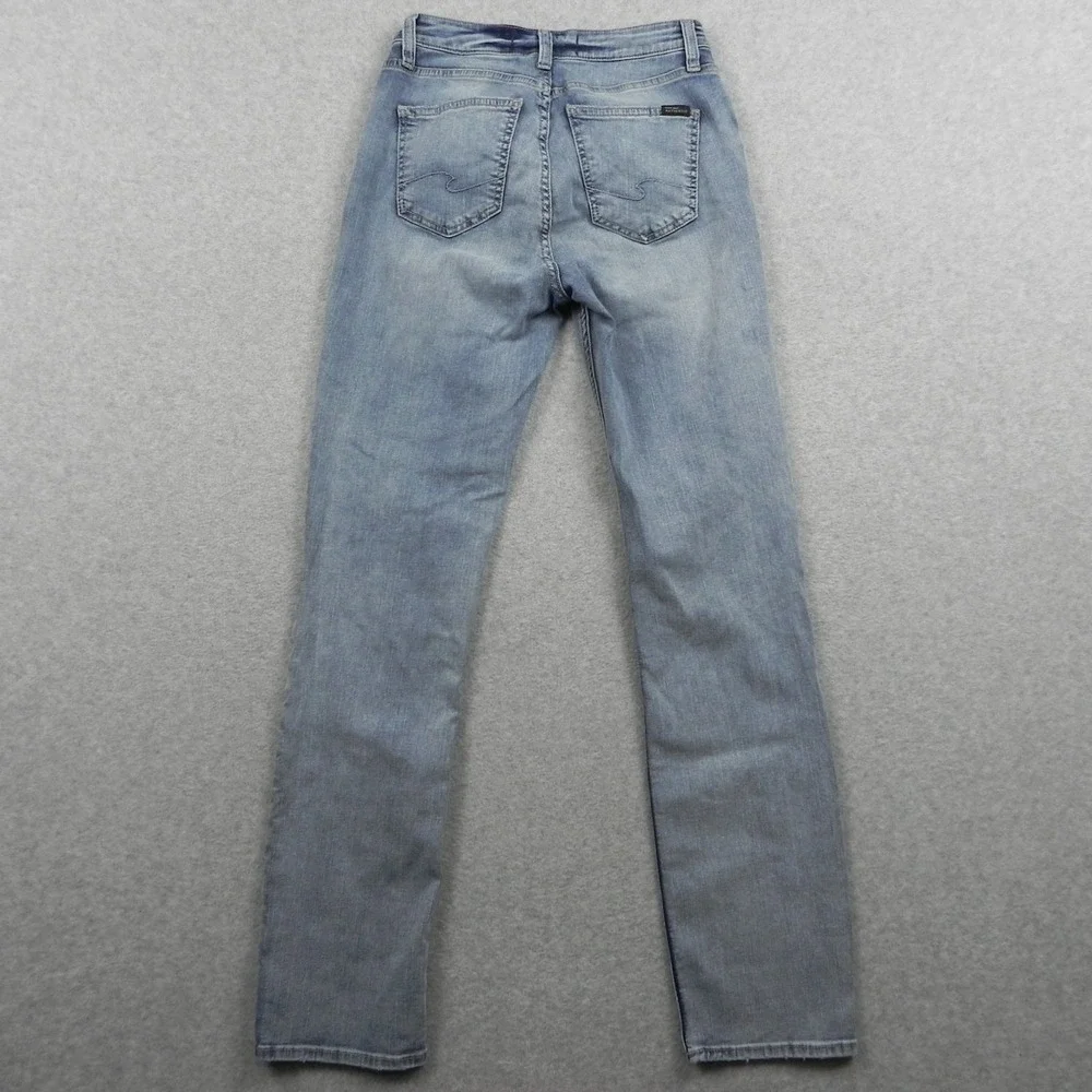 Silver Jeans‎ Womens 6/31 The Curvy High Slim Straight Stretch Flex Denim Blue